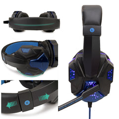 Wired PS5 Gaming Headphones with Light Up Feature