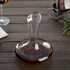 Handmade Crystal Red Wine Decanter 1000ML with Pourer