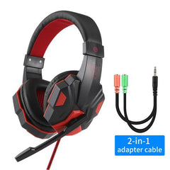 Wired PS5 Gaming Headphones with Light Up Feature